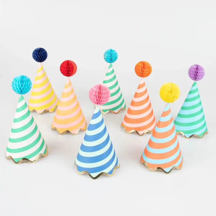 Stripe Party Hats 1