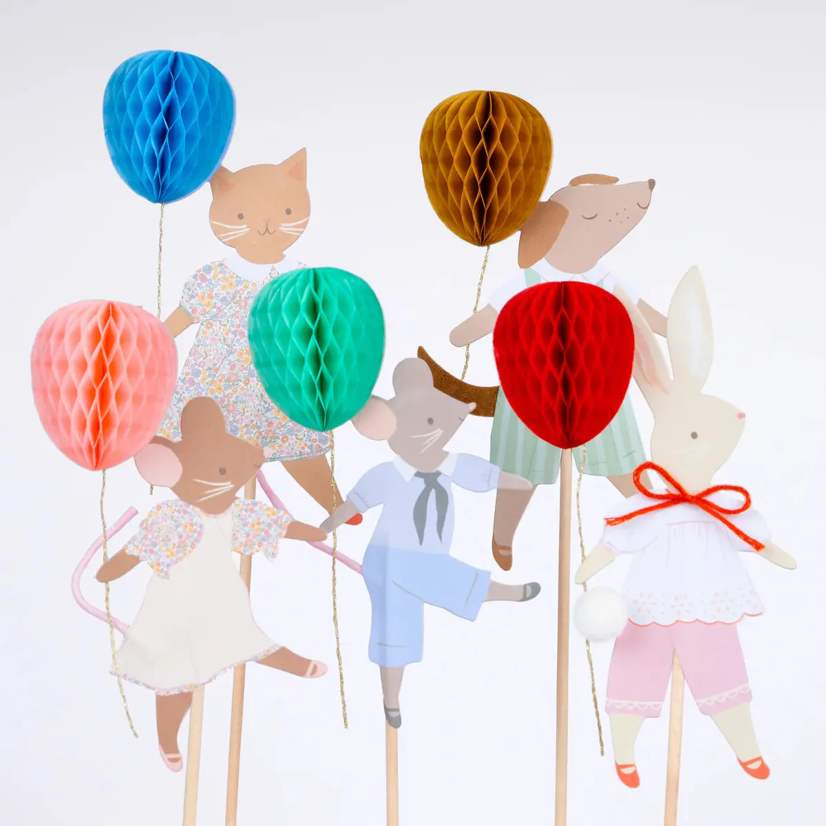 Animal Friends Cake Toppers 1