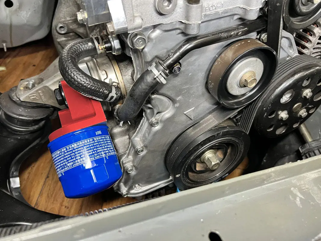 F Series F20 F22 F23 Oil Filter Relocation Adapter For Honda Acura Eg Ek Del Sol 2