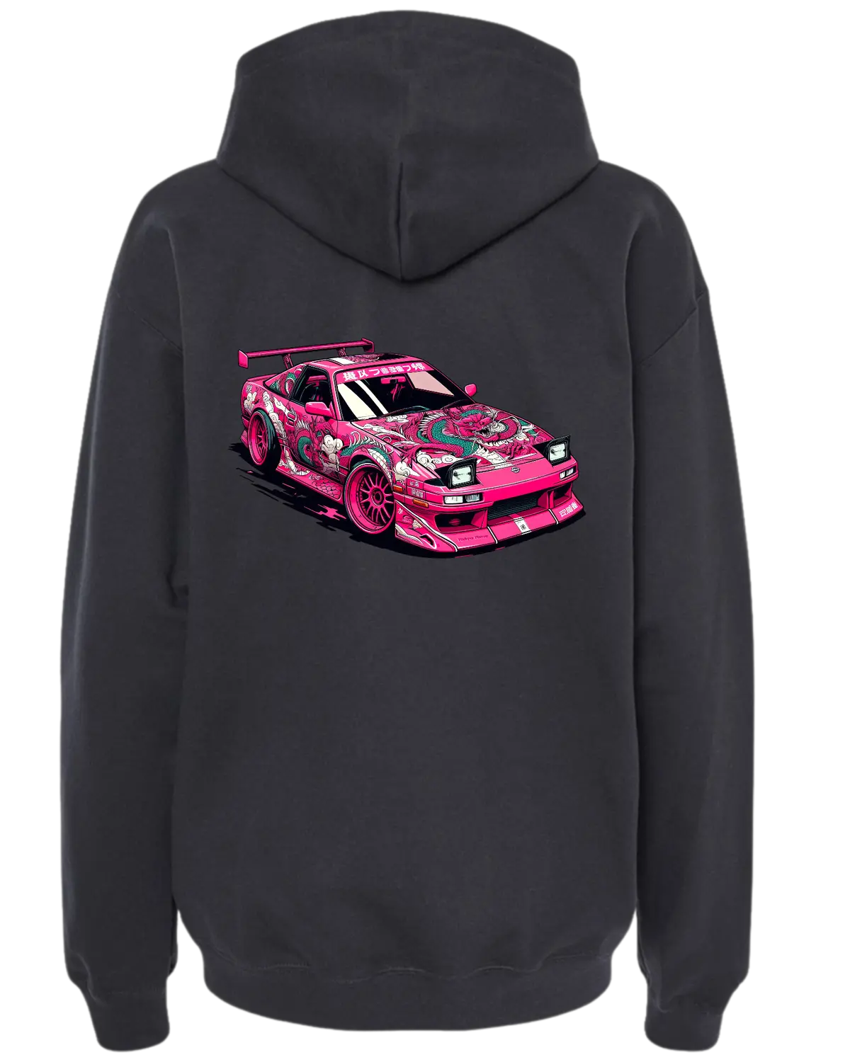 Nissan 180Sx Pink Dragon Hoodie 1