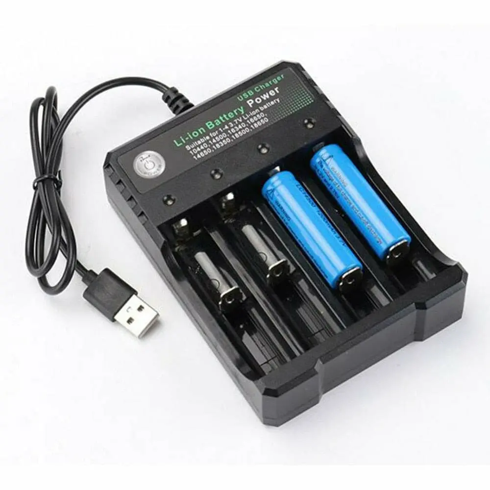 Bright Beam Li-Ion Battery Usb Independent Charger 1