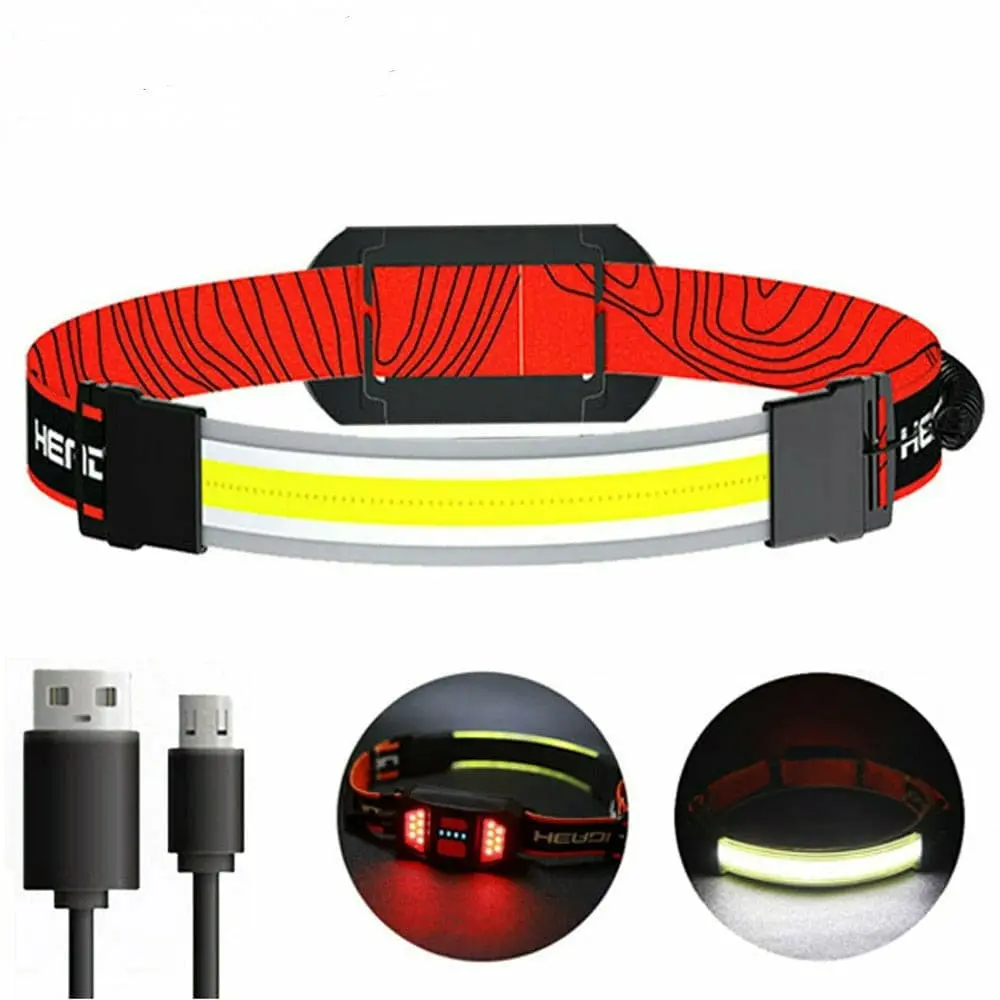 Brightbeam Series Headlamp With Red Warning Light 230° Wide Angle 1