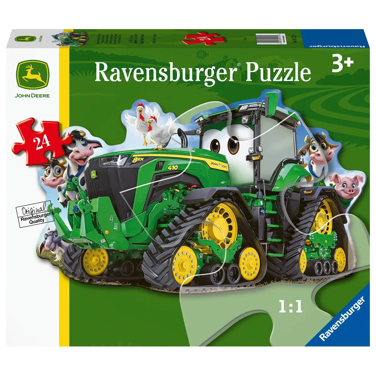Ravensburger John Deere Tractor Shaped Puzzle 1