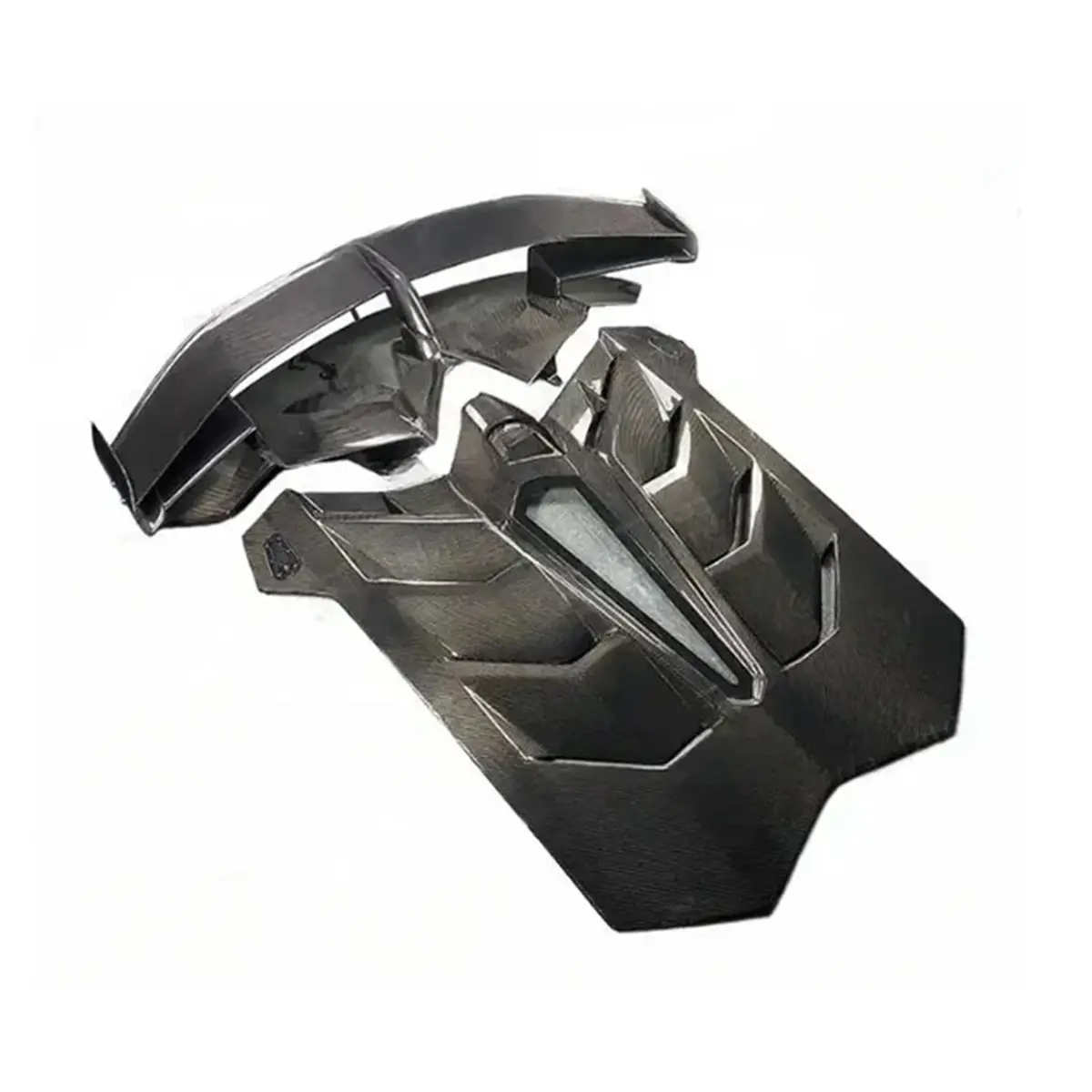 Svj Style Dry Carbon Fiber Rear Wing Engine Hood Lid For Lamborghini Aventador Lp700 Lp720 Lp740 Lp750 Coupe 1