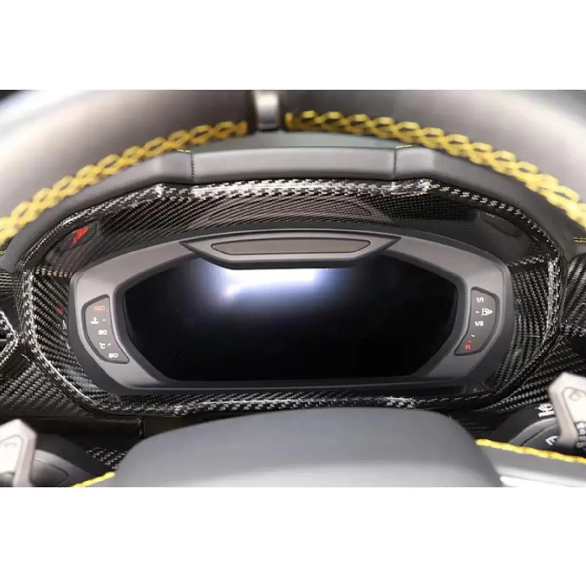 Dry Carbon Fiber Dashboard Trim Cover Lamborghini Urus 1