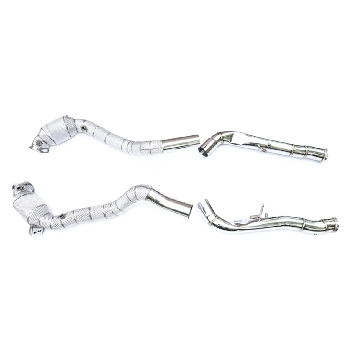 High Flow Catted T304 Stainless Downpipe For Mercedes Benz G500 W463a 4.0T 1
