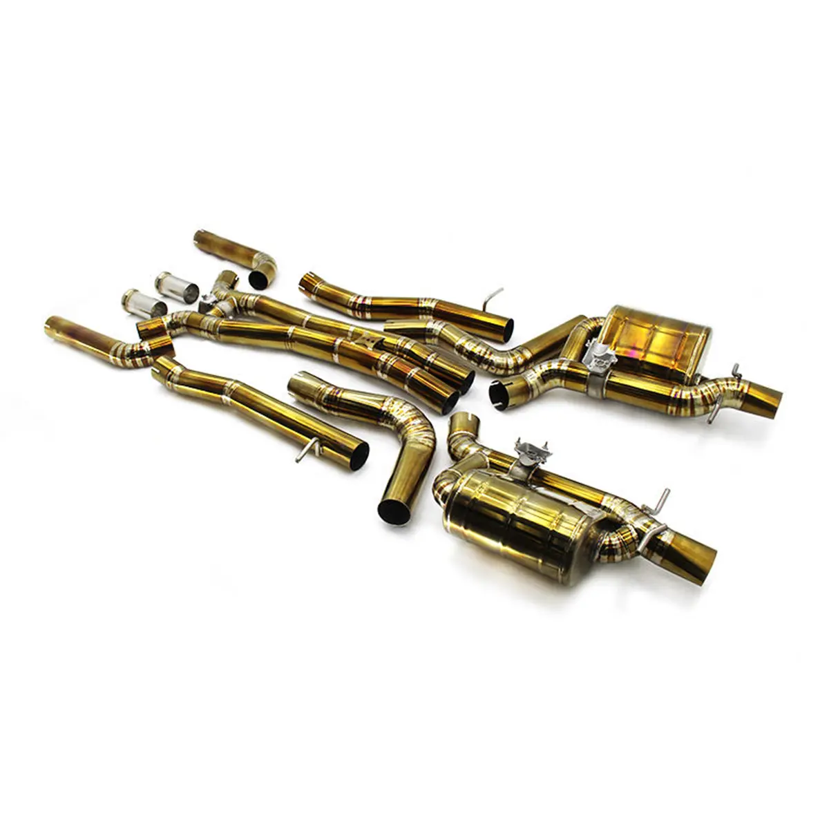 Titanium Valved Catback Exhaust System For Mercedes Benz Amg Gt63 Gt63s X290 1