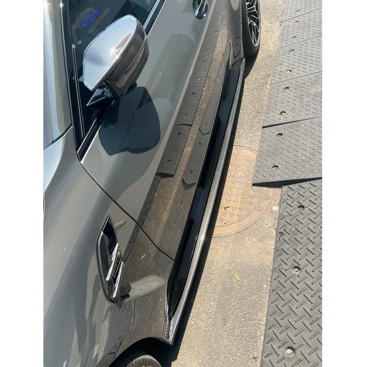 Carbon Fiber Side Skirts Extension For Bmw G80 M3 G82 G83 M4 1