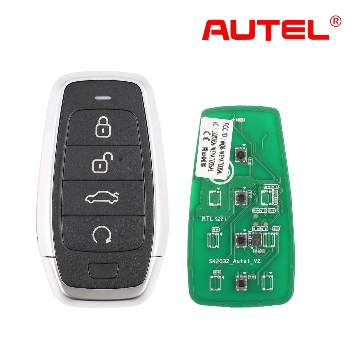 Autel Ikeyat004el 4 Buttons Independent Universal Smart Key 5Pcs/Set 1