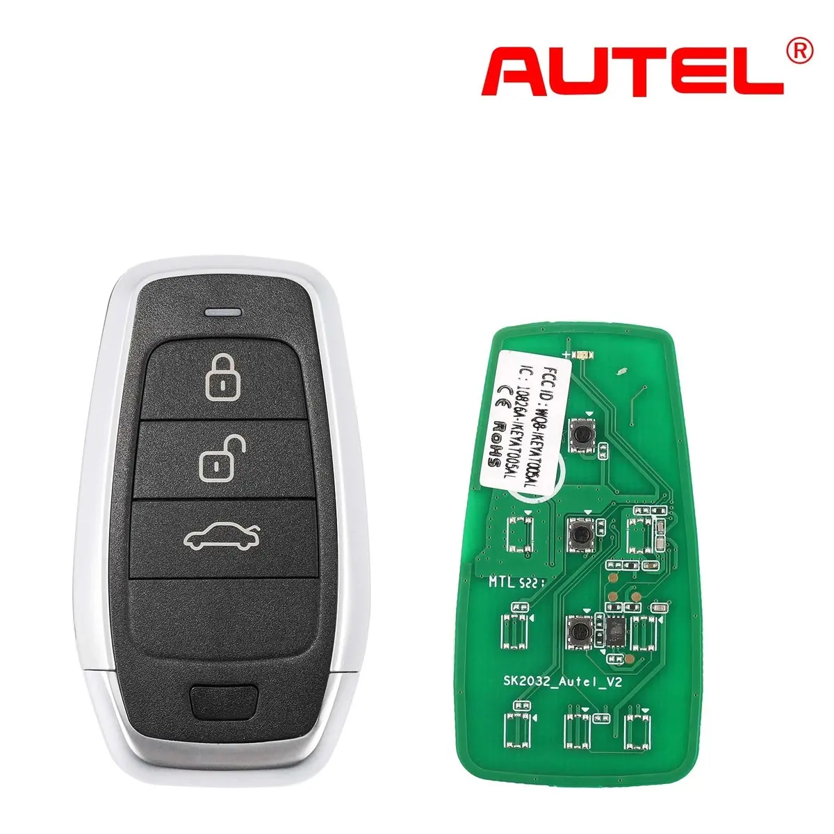 Autel Ikeyat003bl 3 Buttons Independent Universal Smart Key 5Pcs/Set 1