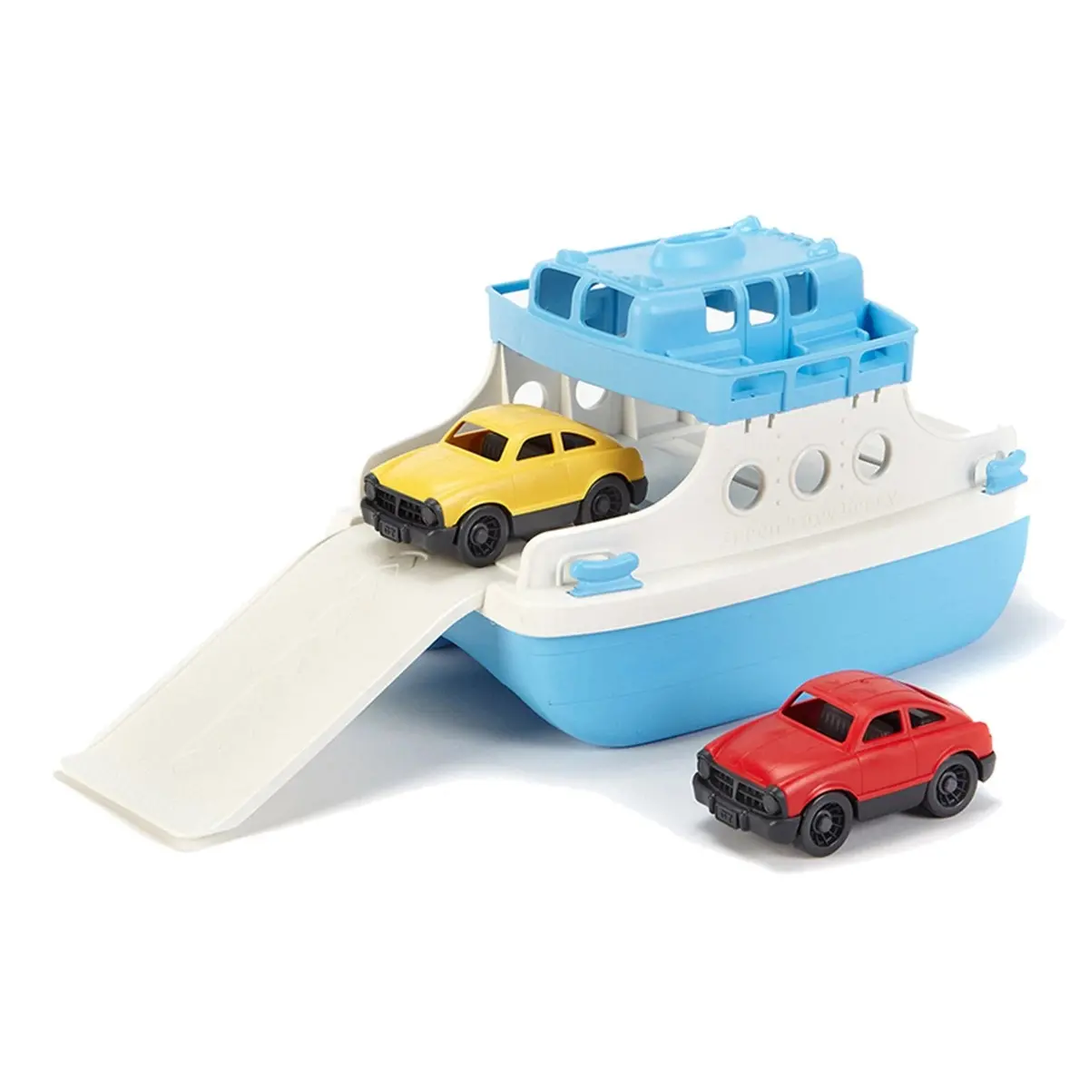 Green Toys Ferry Boat With 2 Mini Cars 1