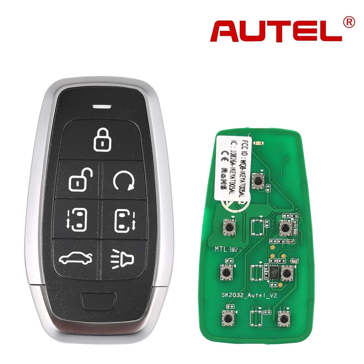 Autel Ikeyat007al 7 Buttons Independent Universal Smart Key 5Pcs/Set 1