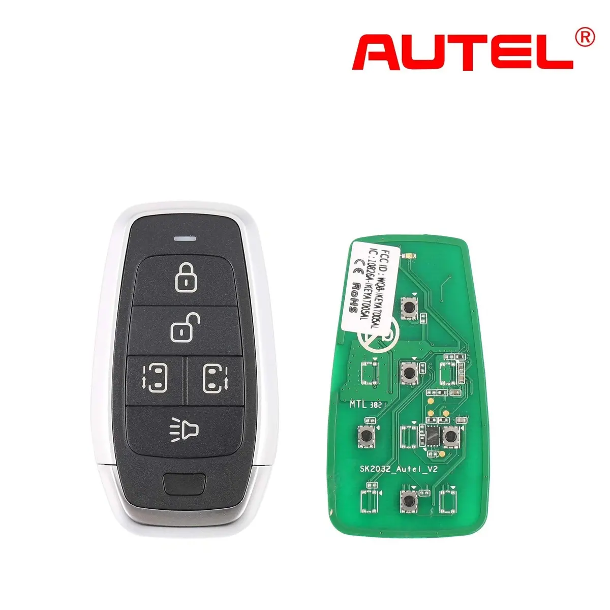 Autel Ikeyat005cl 5 Buttons Universal Smart Key With Left & Right Doors Buttons 5 Pcs/Set 1