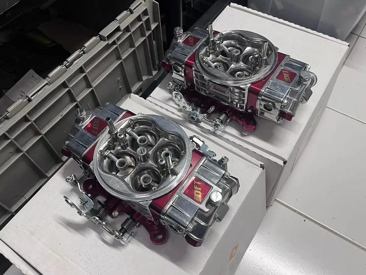 Quick Fuel 950Cfm 2X4 Tunnel Ram / Supercharger Carburetors 1