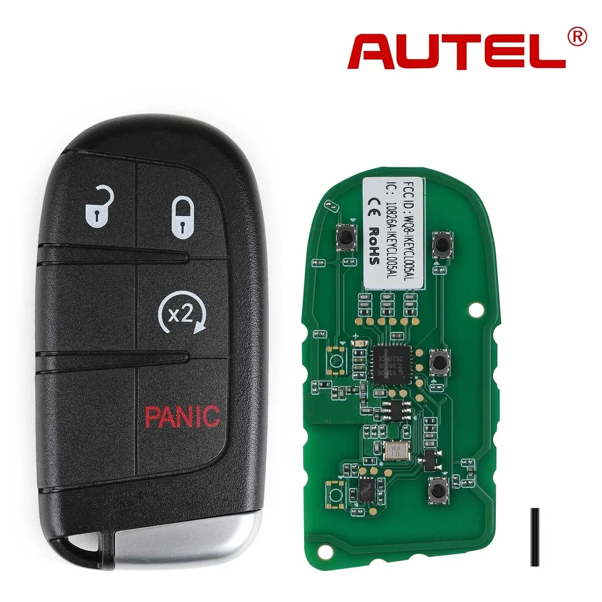 Autel Ikeycl004al Chrysler 4 Buttons Universal Smart Key 5Pcs/Set 1