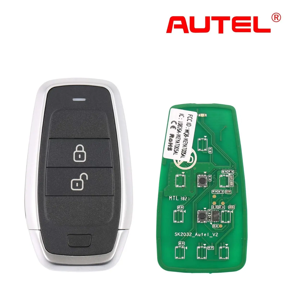 Autel Ikeyat002al 2 Buttons Independent Universal Smart Key 5Pcs/Set 1