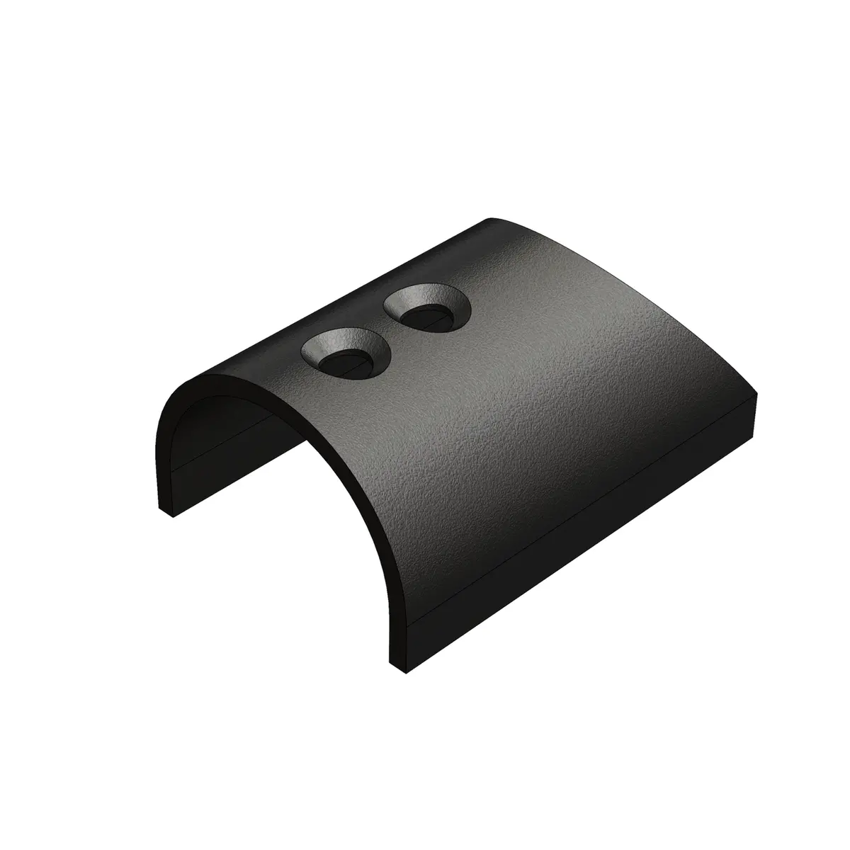T-H Marine 1-3/8’’ Black Rub Rail End Cap Pair Erc-1 1