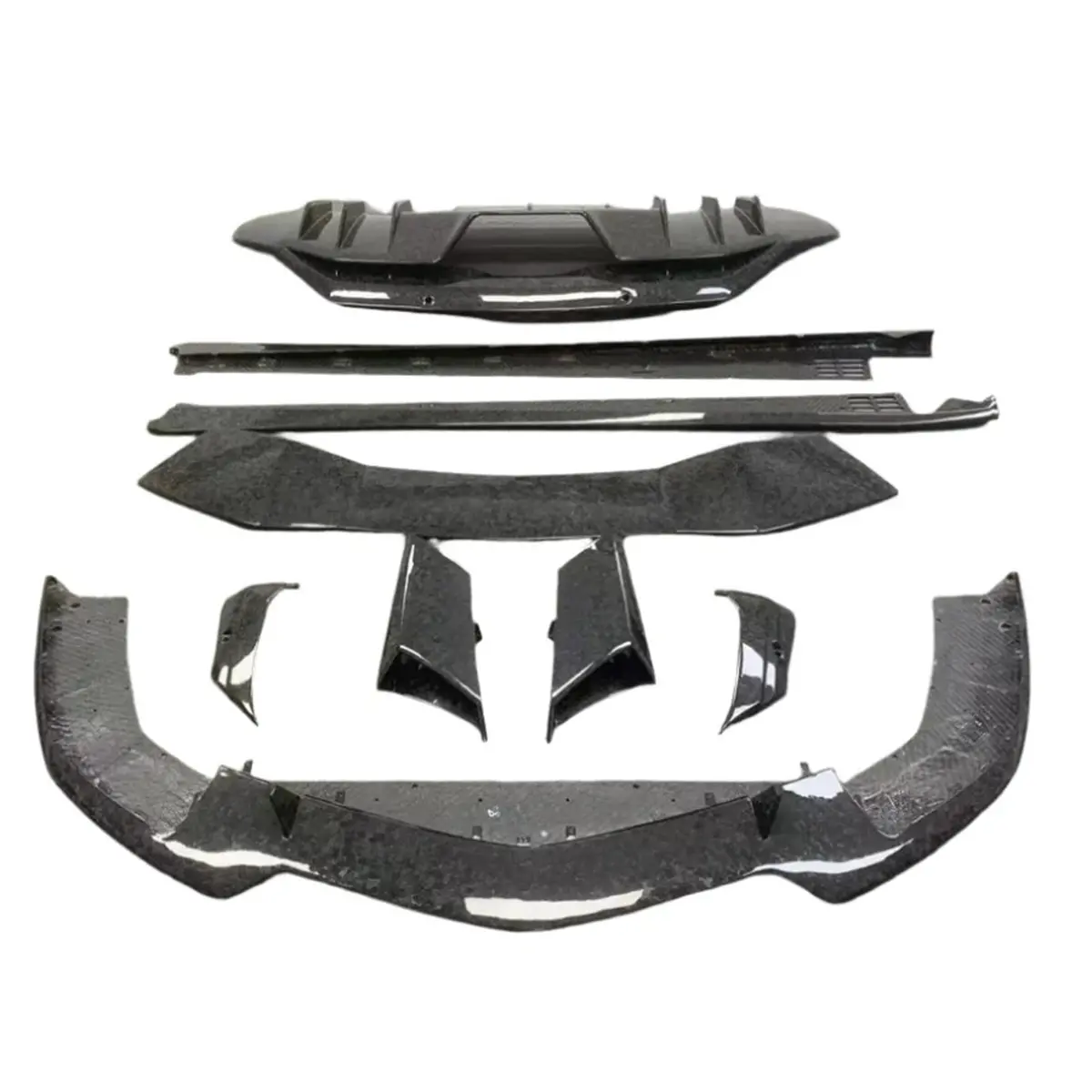 Prepreg Carbon Fiber Oem Style Aerodynamic Body Kit For Lamborghini Aventador S Lp740 2