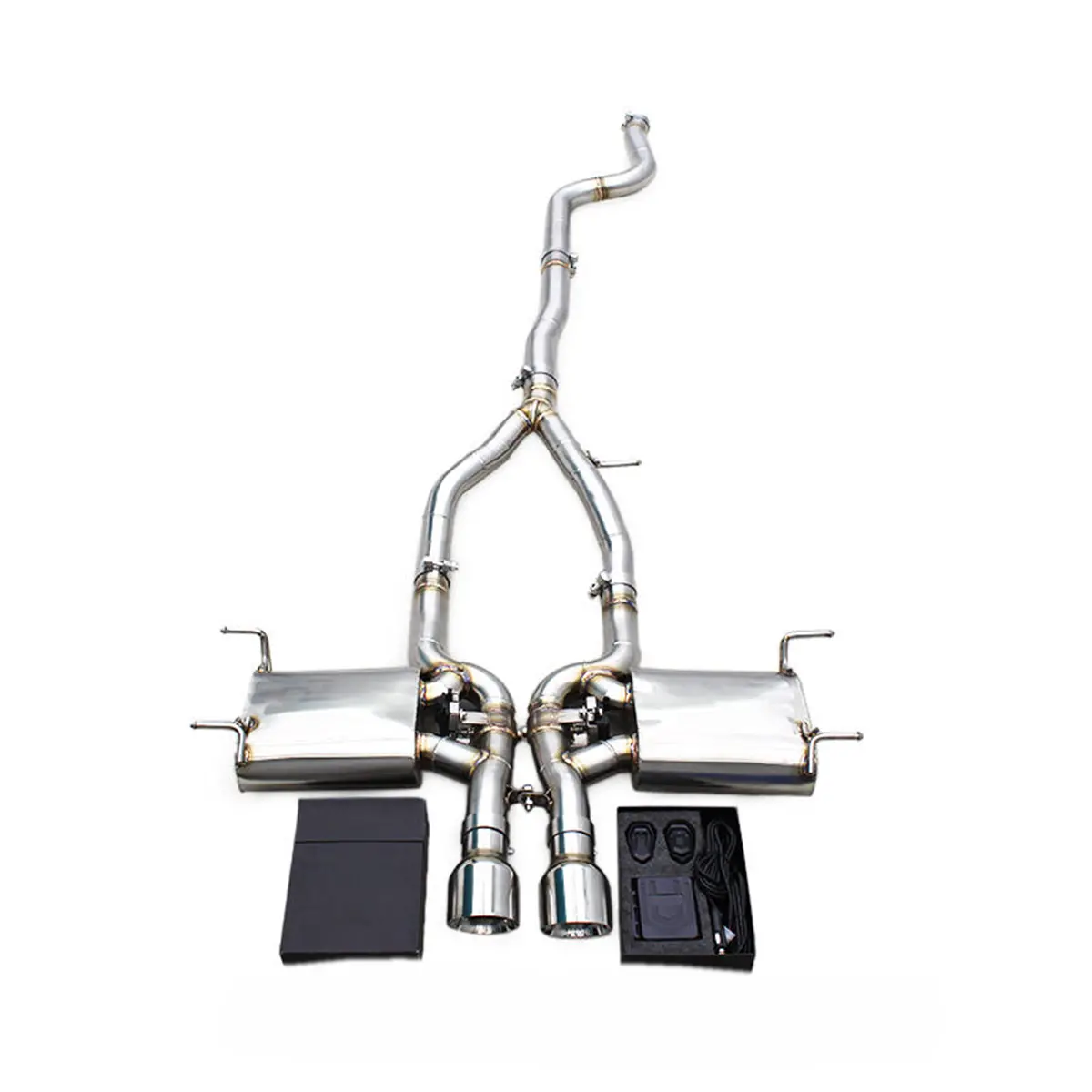 Valved Stainless Steel Performance Exhaust System For Jaguar F‑Type 3.0T 1