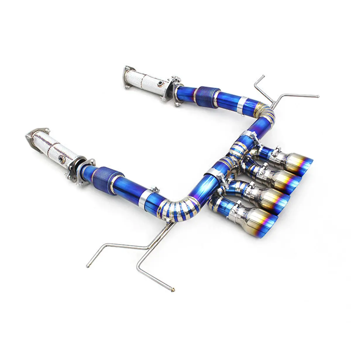 Performance Titanium Catback Exhaust System For Chevrolet Corvette C8 Z06 1