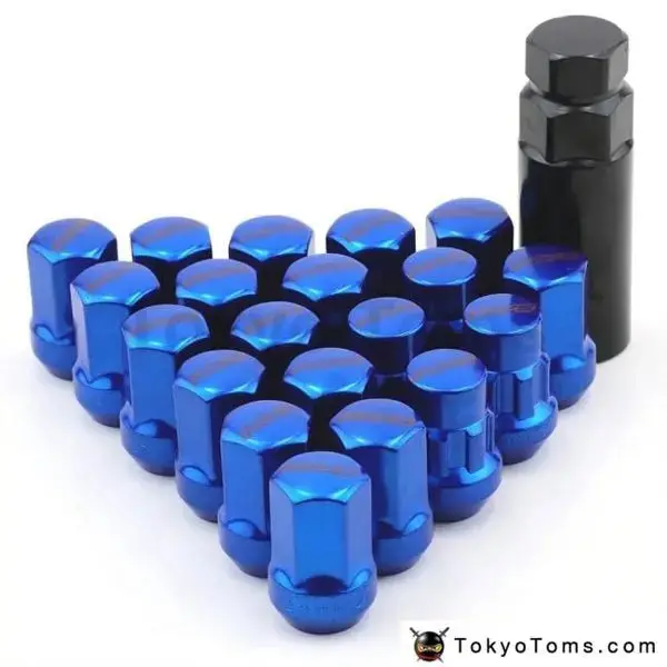 17 Hex Steel Racing Car Wheel Rims Lug Nuts Extended Tuner Nuts 20Pcs/Set 1