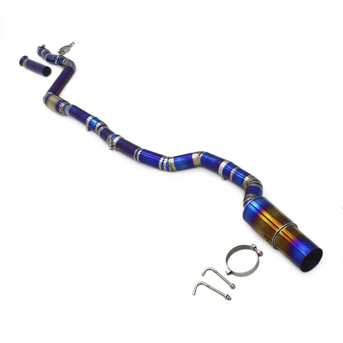 Titanium Single Exit Catback Exhaust System For Toyota Supra A90 3.0T 1