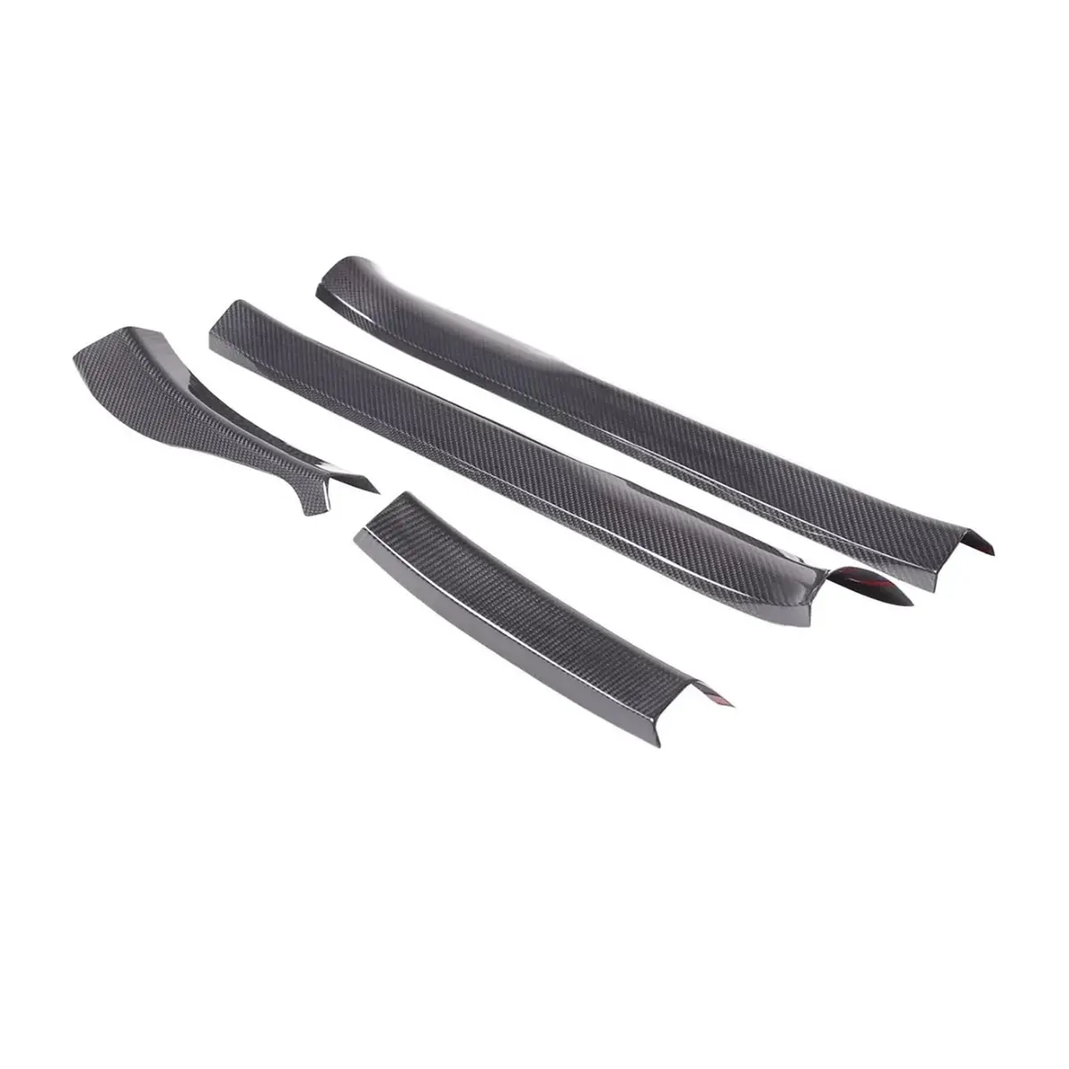 Carbon Fiber Interior Door Sill Trim Cover For Chevrolet Corvette C8 Z51 Z06 2