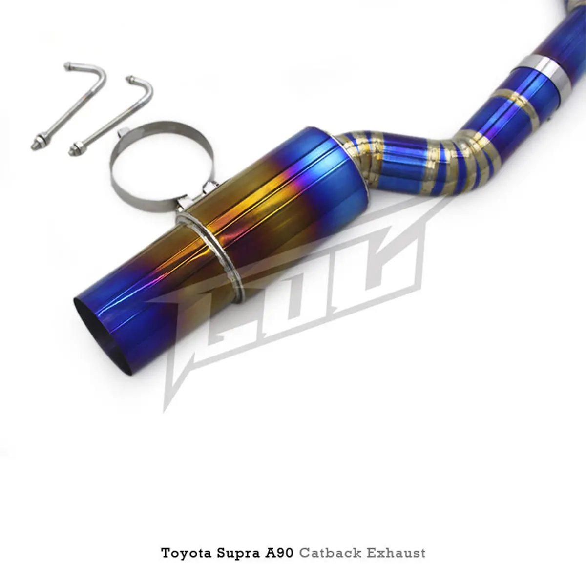Titanium Single Exit Catback Exhaust System For Toyota Supra A90 3.0T 2