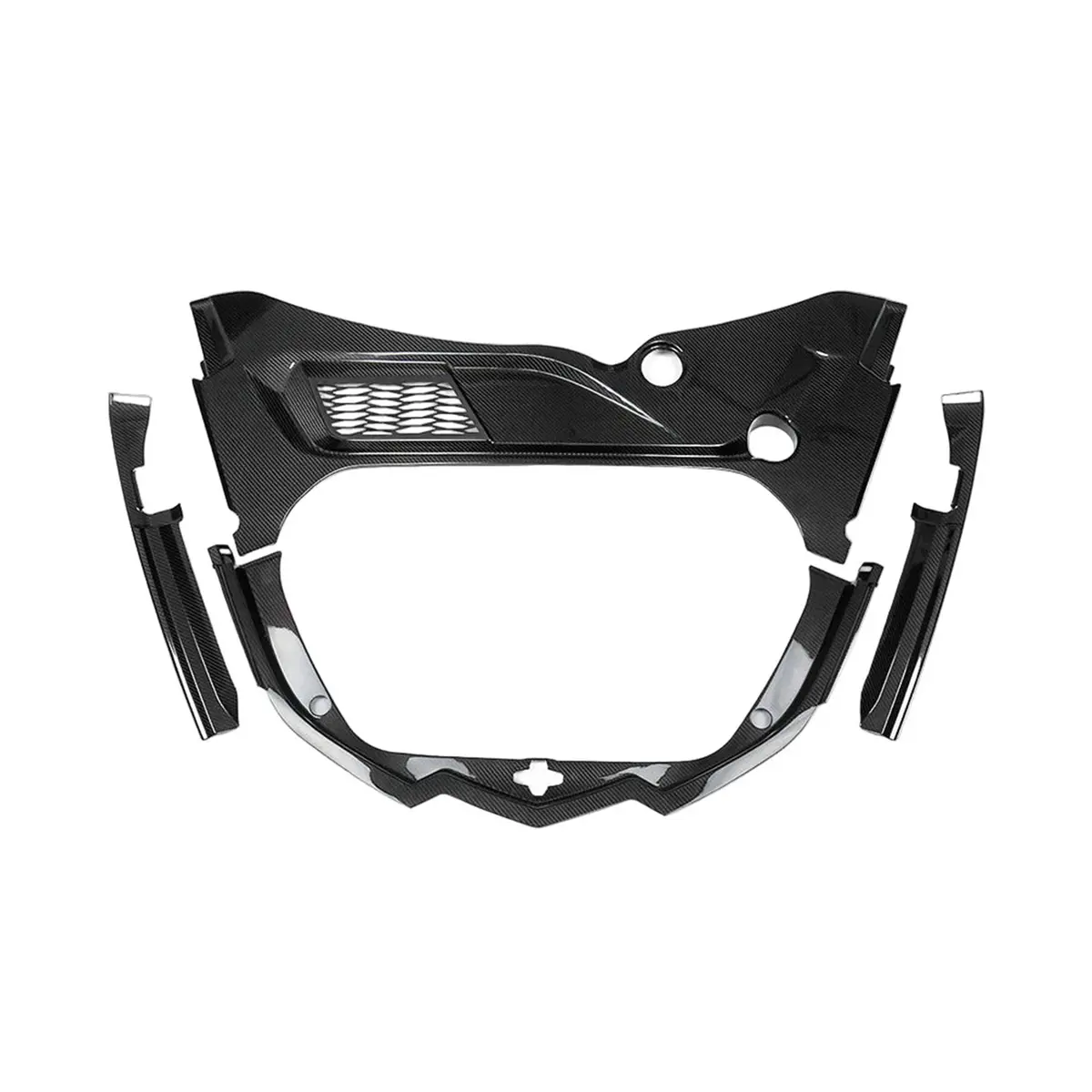 Dry Carbon Fiber Front Trunk Cover Trim Replacement For Chevrolet Corvette C8 Z51 Z06 1