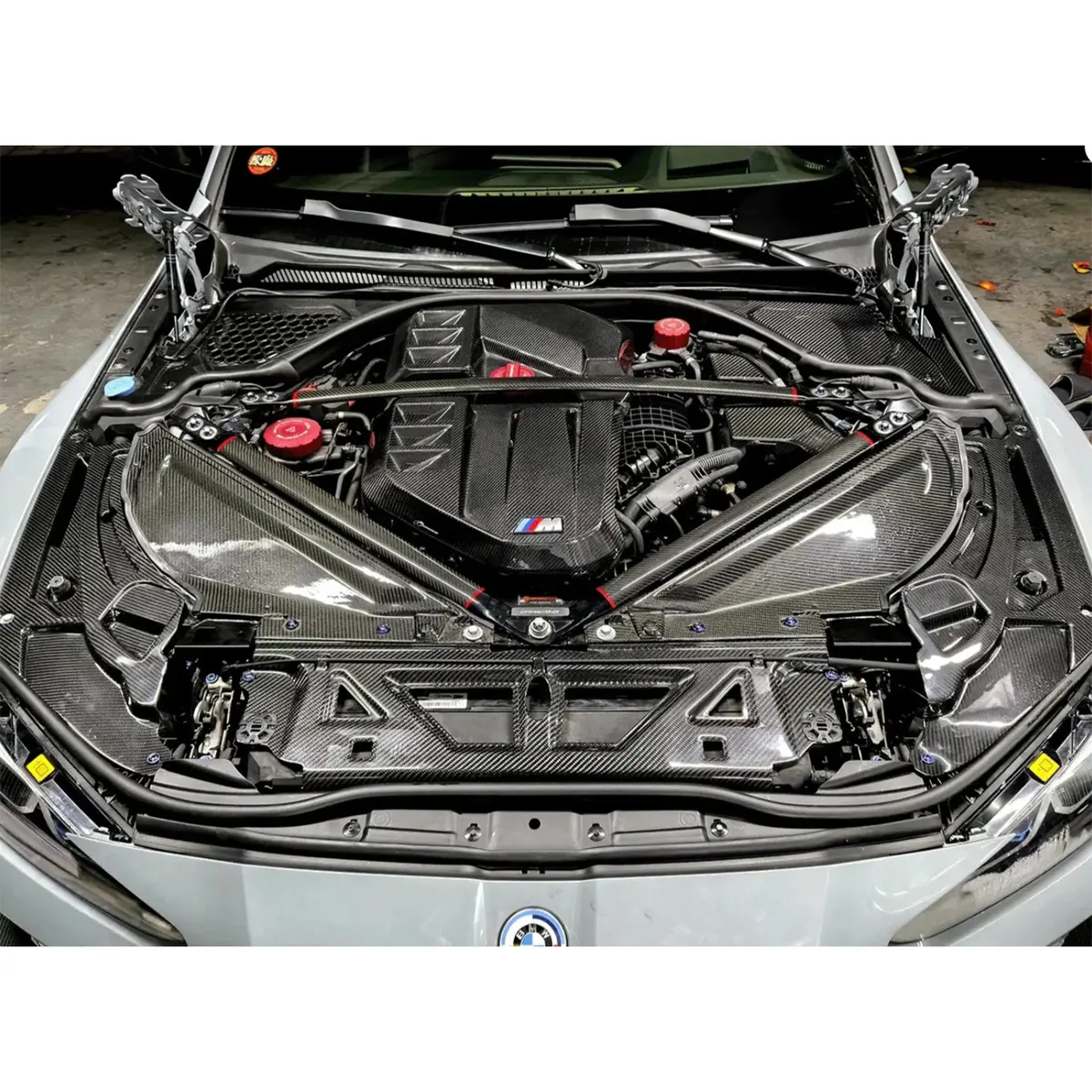 Carbon Fiber Headlamp Covers For Bmw G80 G81 M3 G82 G83 M4 G87 M2 1