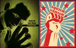 Stand Up Coin Magic Dvd + The Squish Vanish 1