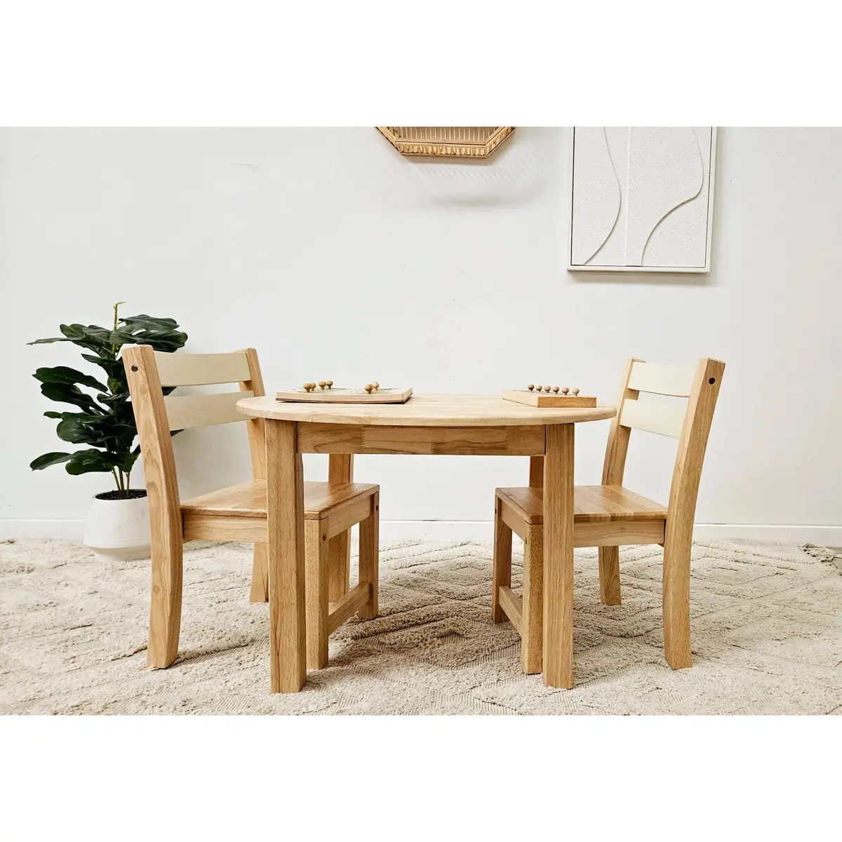 Medium Round Table And 2 Chairs Various Sizes 2