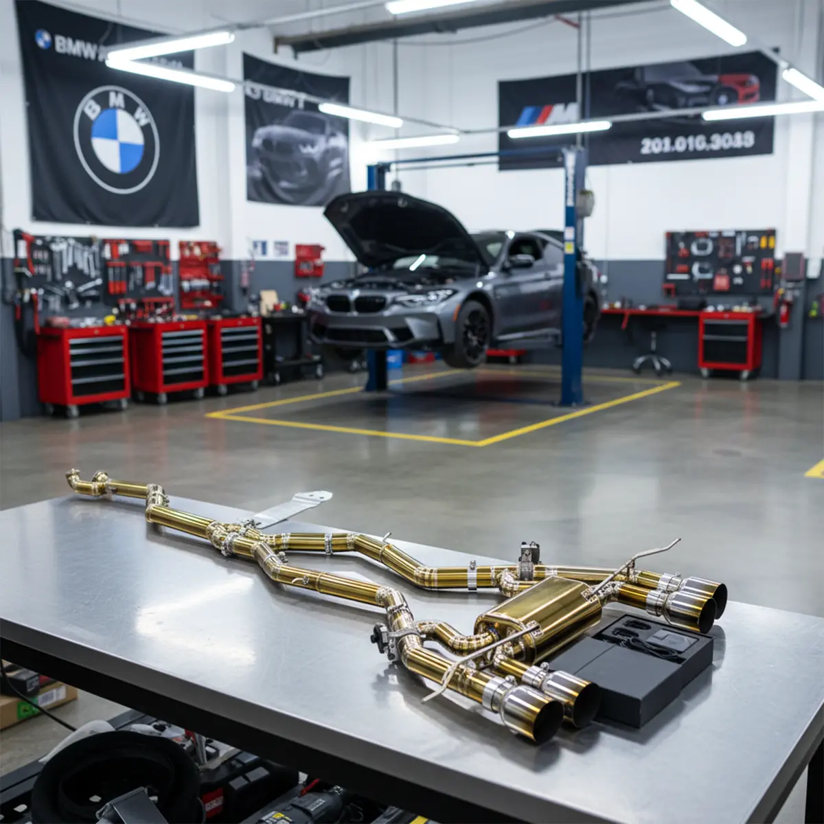 Valved Titanium Catback Exhaust System For Bmw M3 M4 G80 G82 3.0T 1