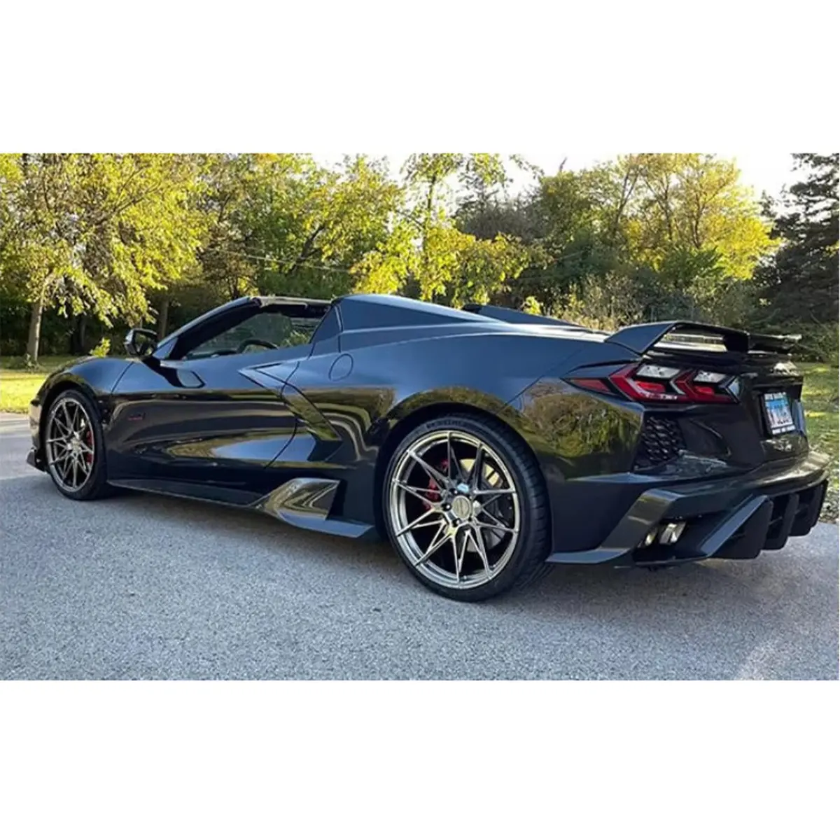 Carbon Fiber Gt Style Side Skirts For Chevrolet Corvette C8 1
