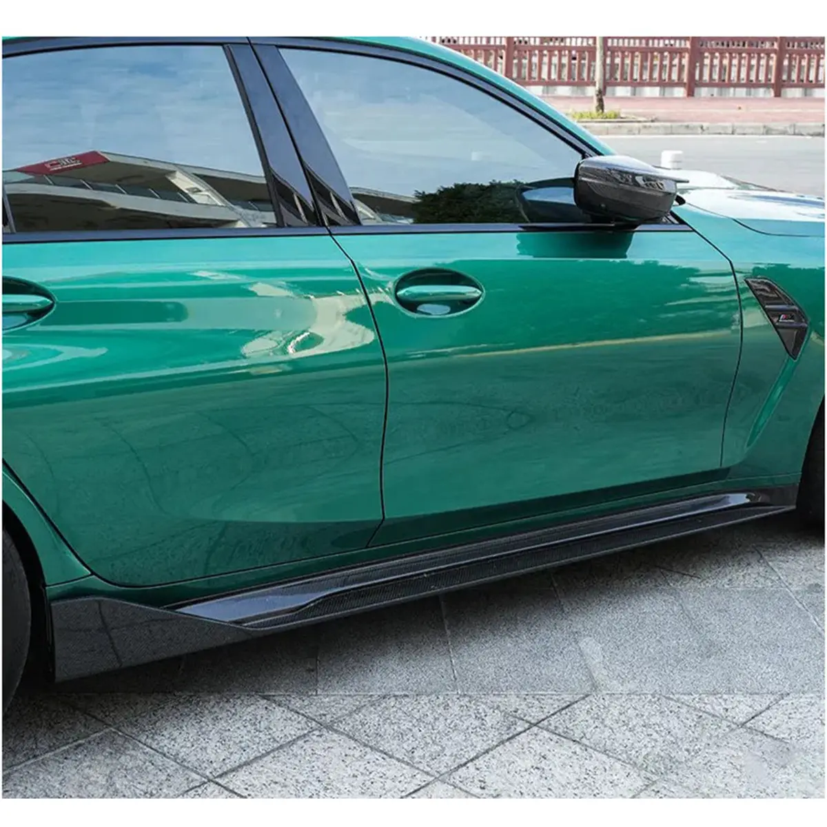 Prepreg Carbon Fiber Pt Style Side Skirts For Bmw G80 M3 G82 G83 M4 1