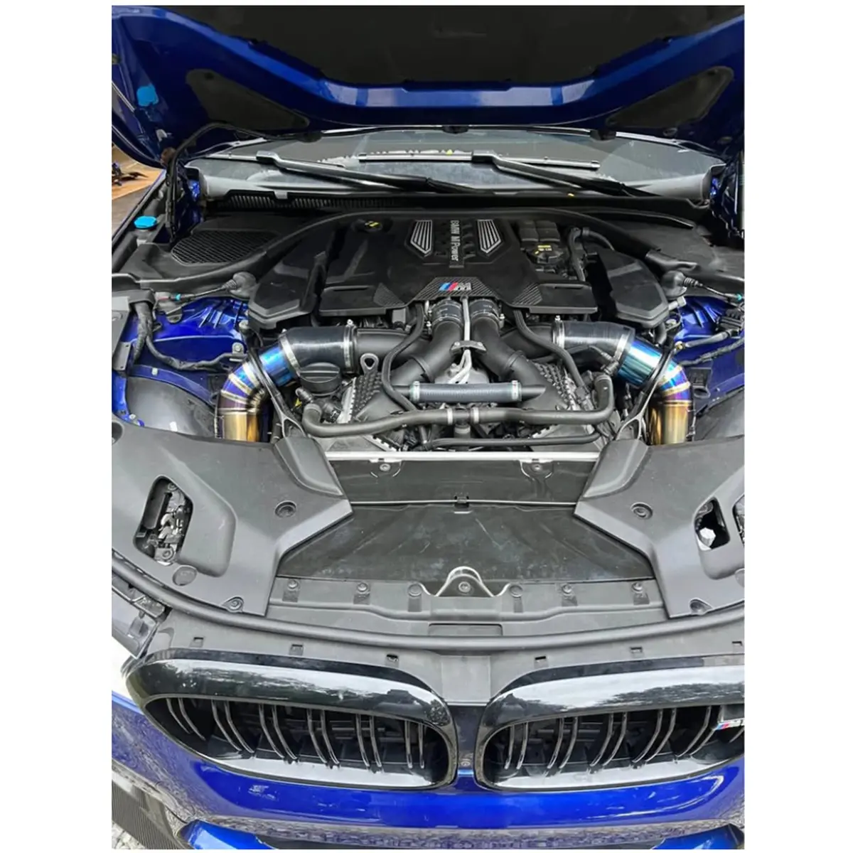Titanium Front Mount Intake System For Bmw F90 M5 F91 F92 F93 M8 G30 5 Series 1