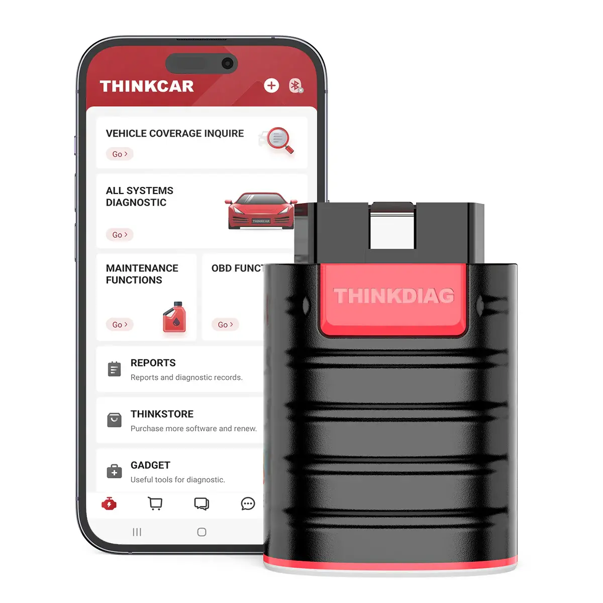 Thinkcar Thinkdiag New Version Obd2 Bluetooth Scanner All Software Active Test Tool 1