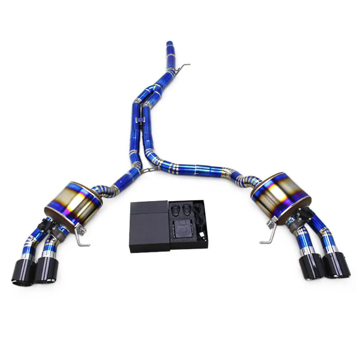 Titanium Valved Performance Catback Exhaust For Porsche Macan 2.0T 1
