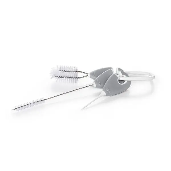 Straw & Sippy Cup Top Cleaning Set - Grey 1