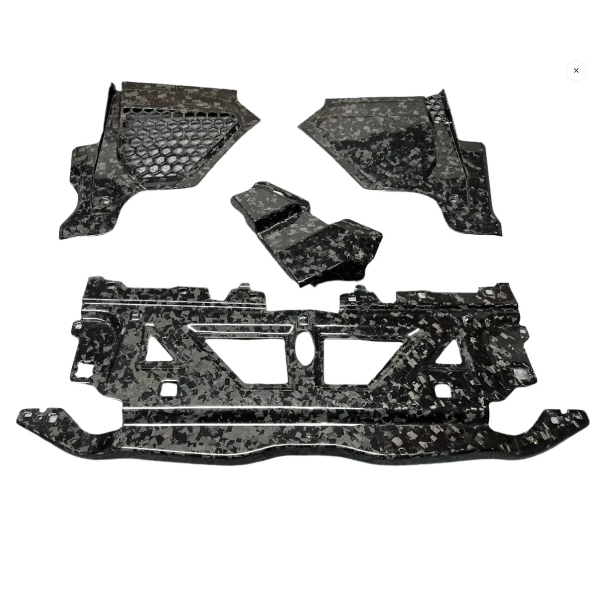 Forged Carbon Fiber Engine Bay Cover Kit For Bmw G80 G81 M3 G82 G83 M4 1