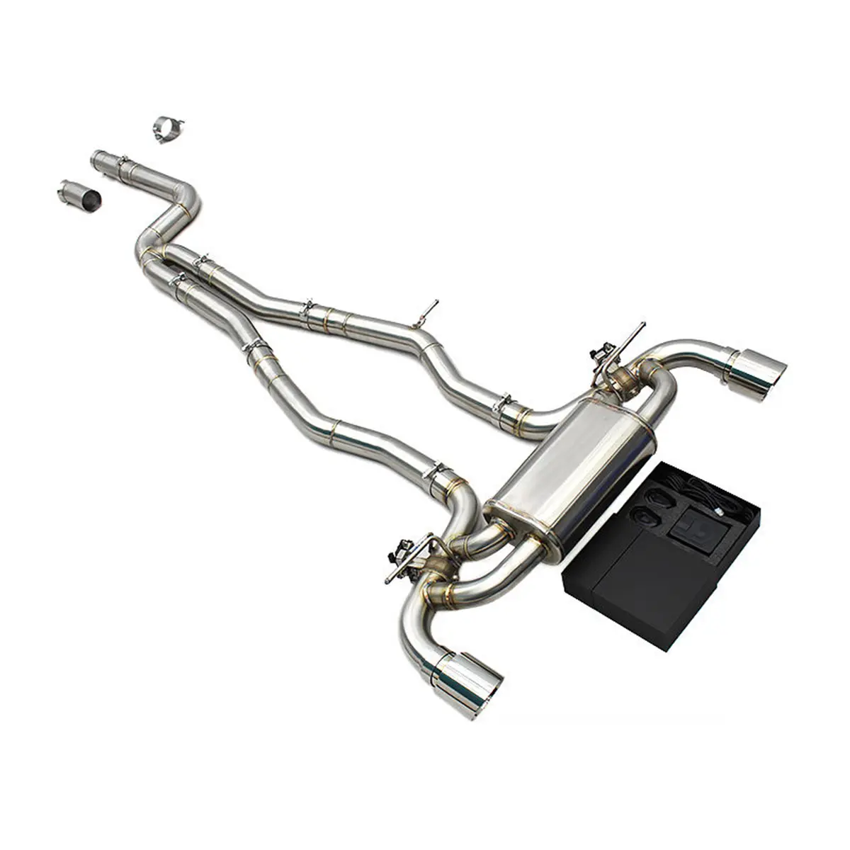 T304 Stainless Valved Catback Exhaust System For Toyota Supra A90 A91 3.0T 1