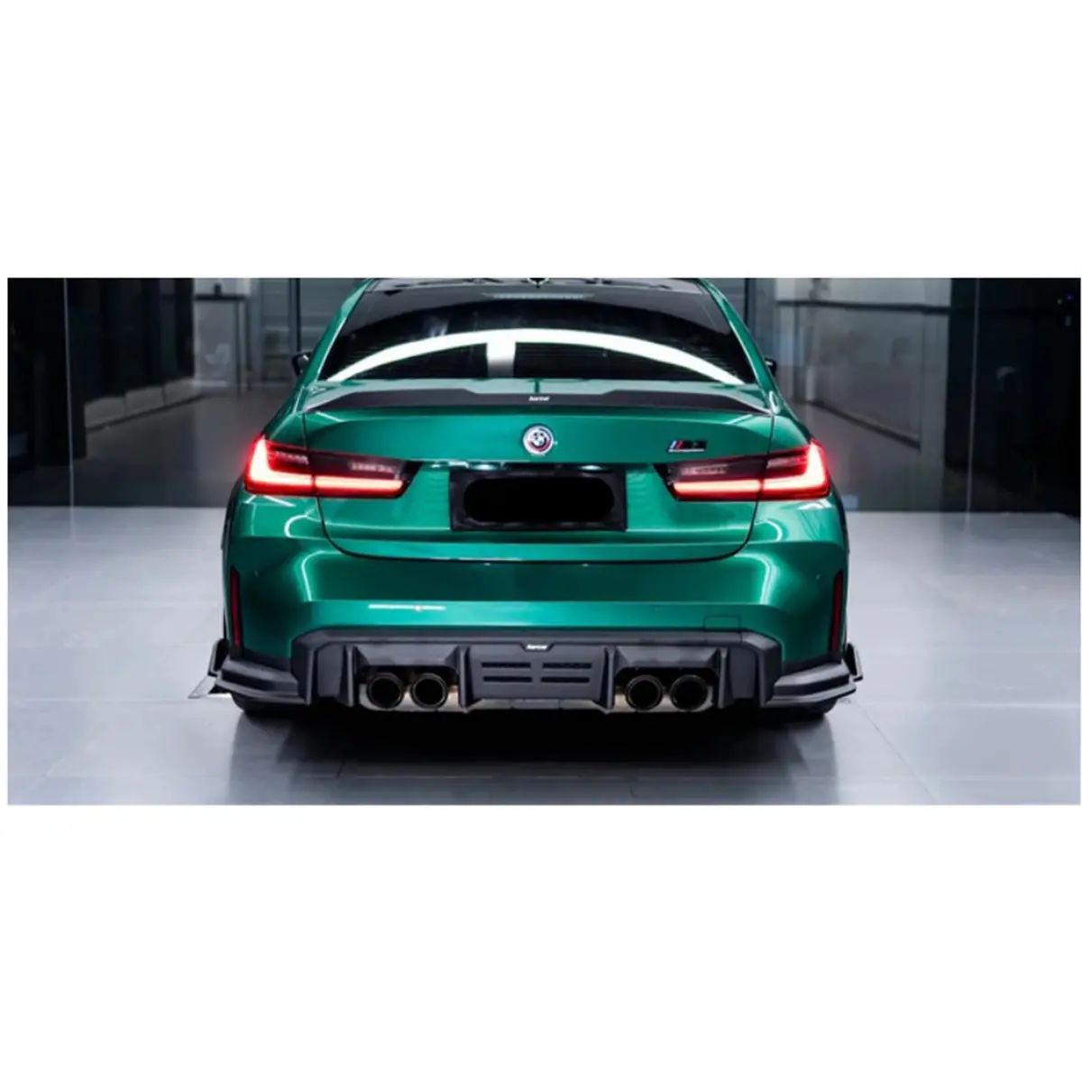 Carbon Fiber V2 Rear Diffuser & Canards For Bmw G80 M3 1