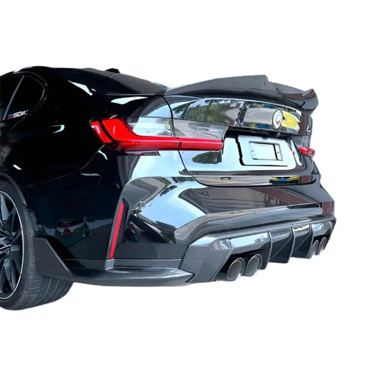 Full Dry Carbon Fiber Rear Diffuser Kit For Bmw G80 M3 G82 G83 M4 1