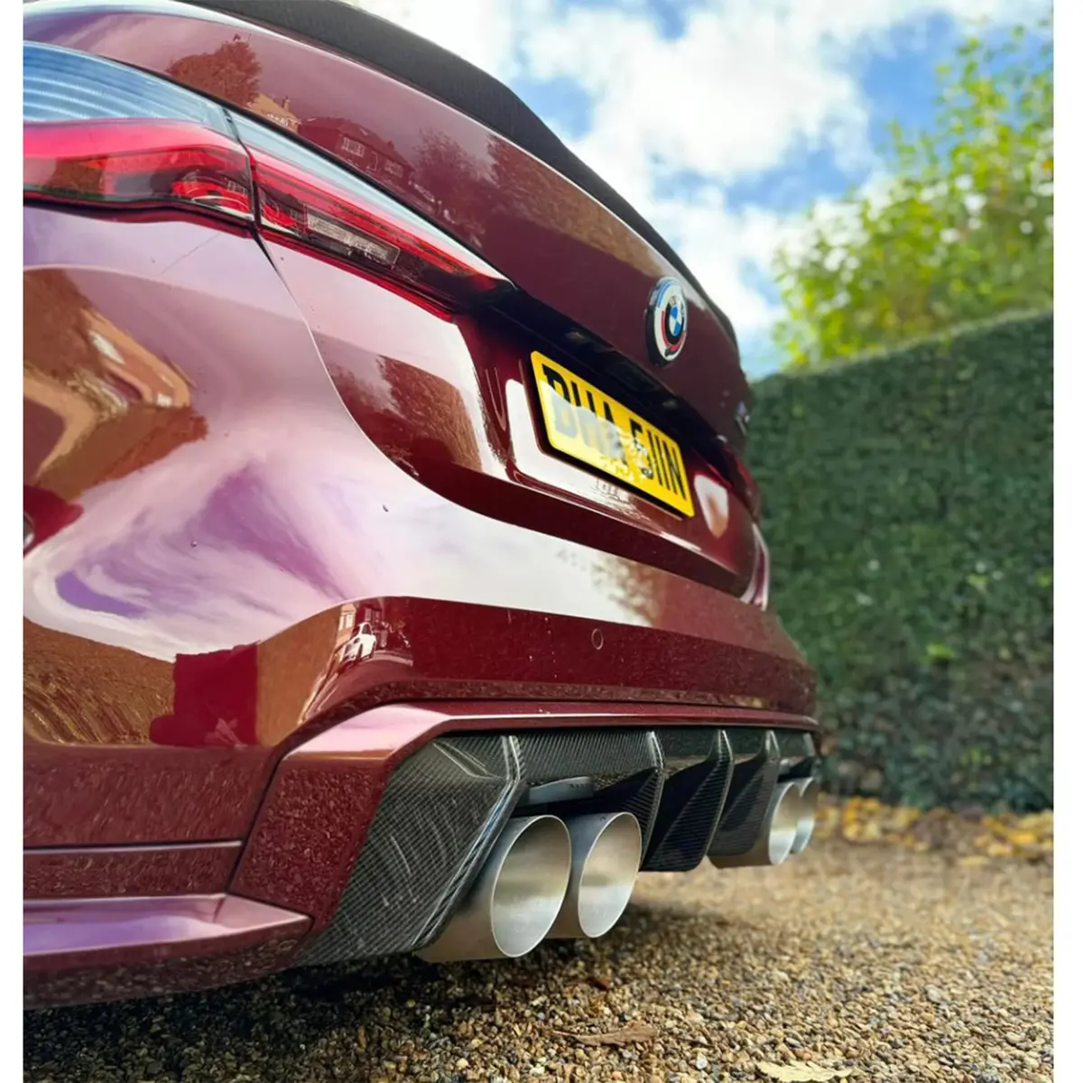 M Performance Style Carbon Fiber Rear Diffuser For Bmw G80 M3 G82 G83 M4 1