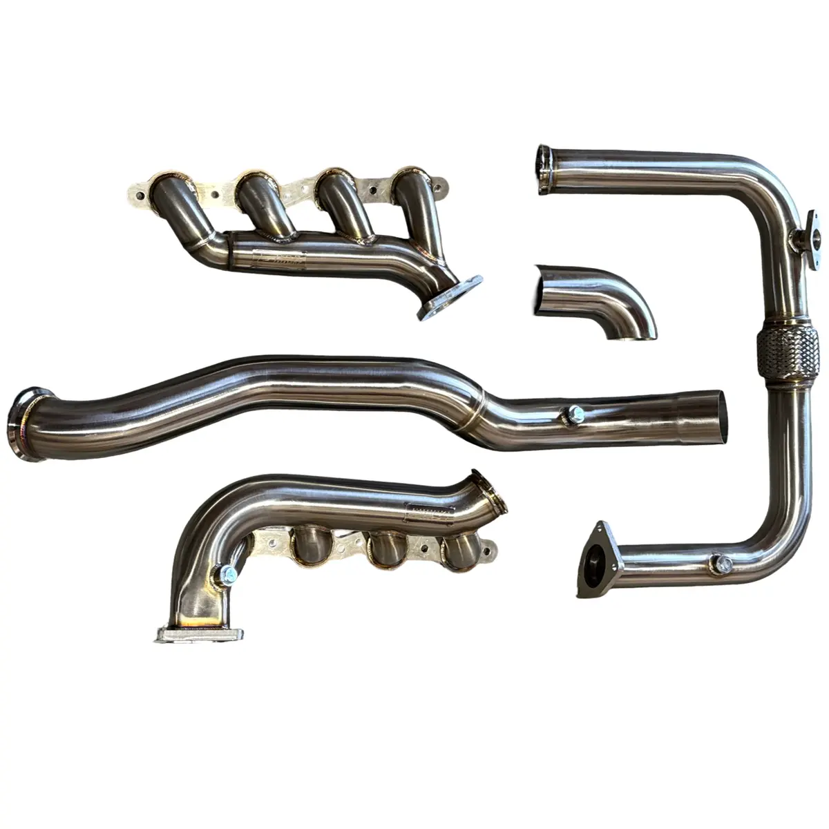 T4 Turbo Hotparts Crossover Exhaust Kit Vortec 4.8 5.3 6.0 Lsx Silverado Sierra 1