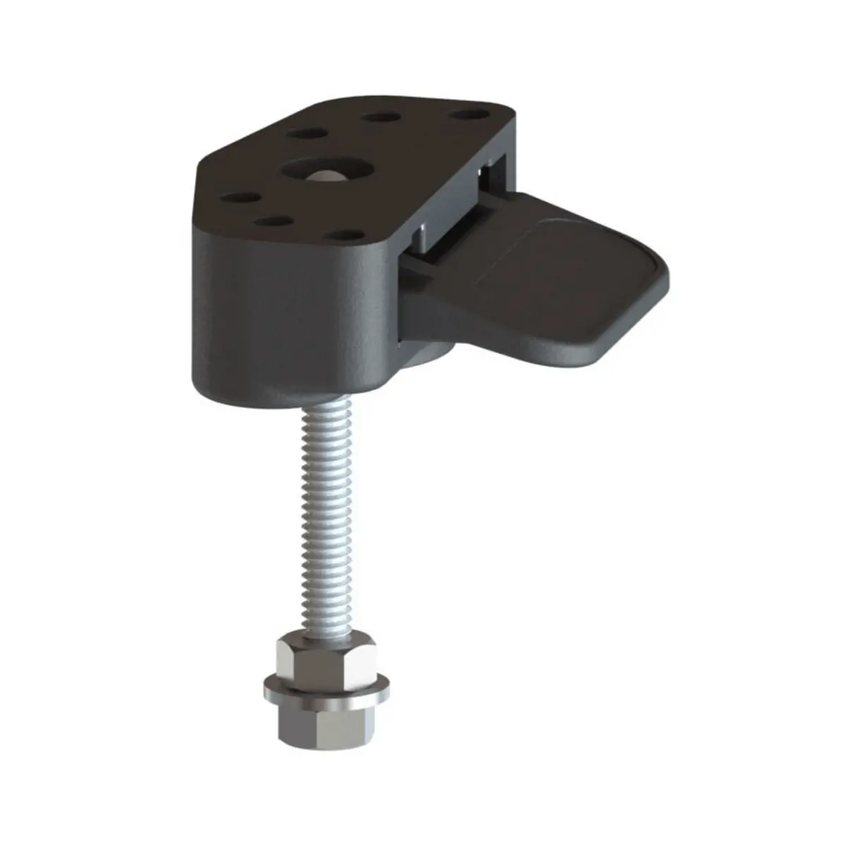 Taco Marine Black Nylon Low Profile Concealed Sundeck Latch 3.75" Pin F45-0339Bl 1