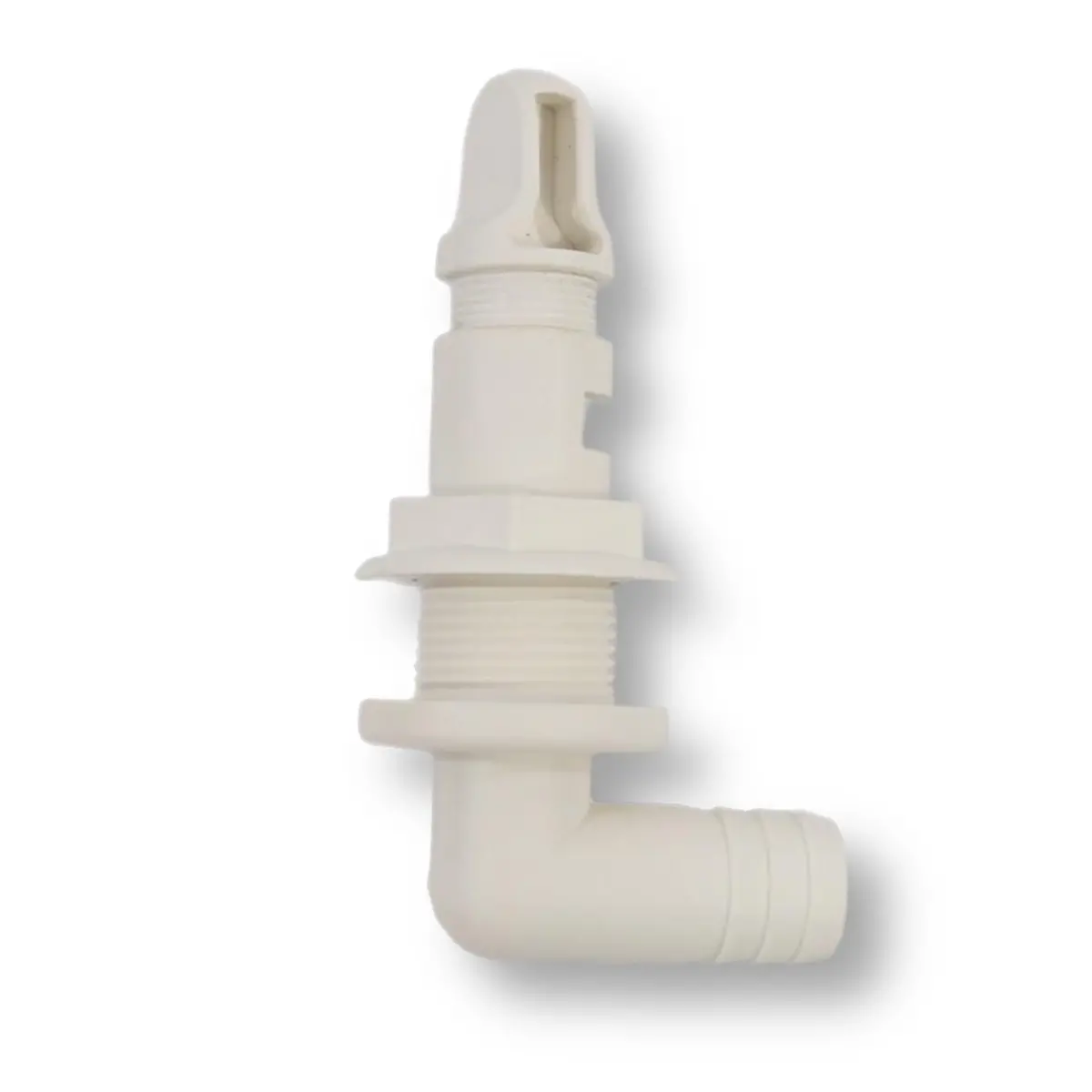 T-H Marine 3/4" Barbed 90 Degree Aerator Spray Head / Shut-Off Valve Ahv-92-Dp 1