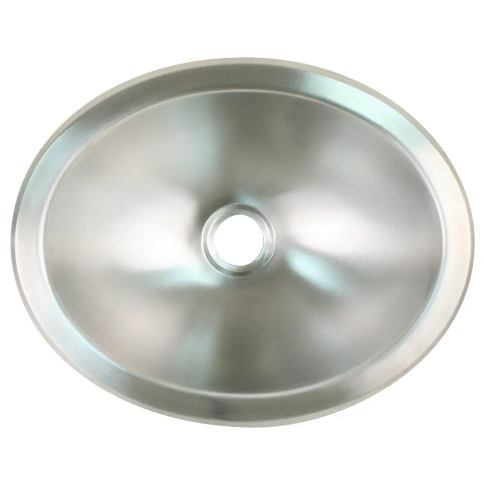 Scandvik Brushed Ss Oval Sink - 13.25" X 10.5" [10281] 1