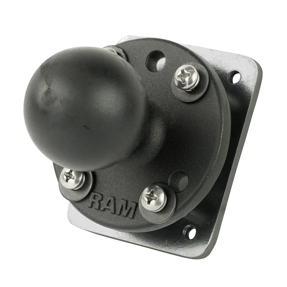 Ram Mount Drill-Down Dashboard Ball Base W/Backing Plate - C Size [Ram-202-225-2U] 1