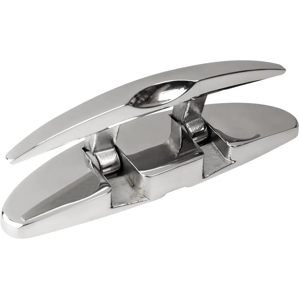 Sea-Dog 5" Oval Ss Folding Cleat W/Hidden Hex Bolts [041115-1] 1
